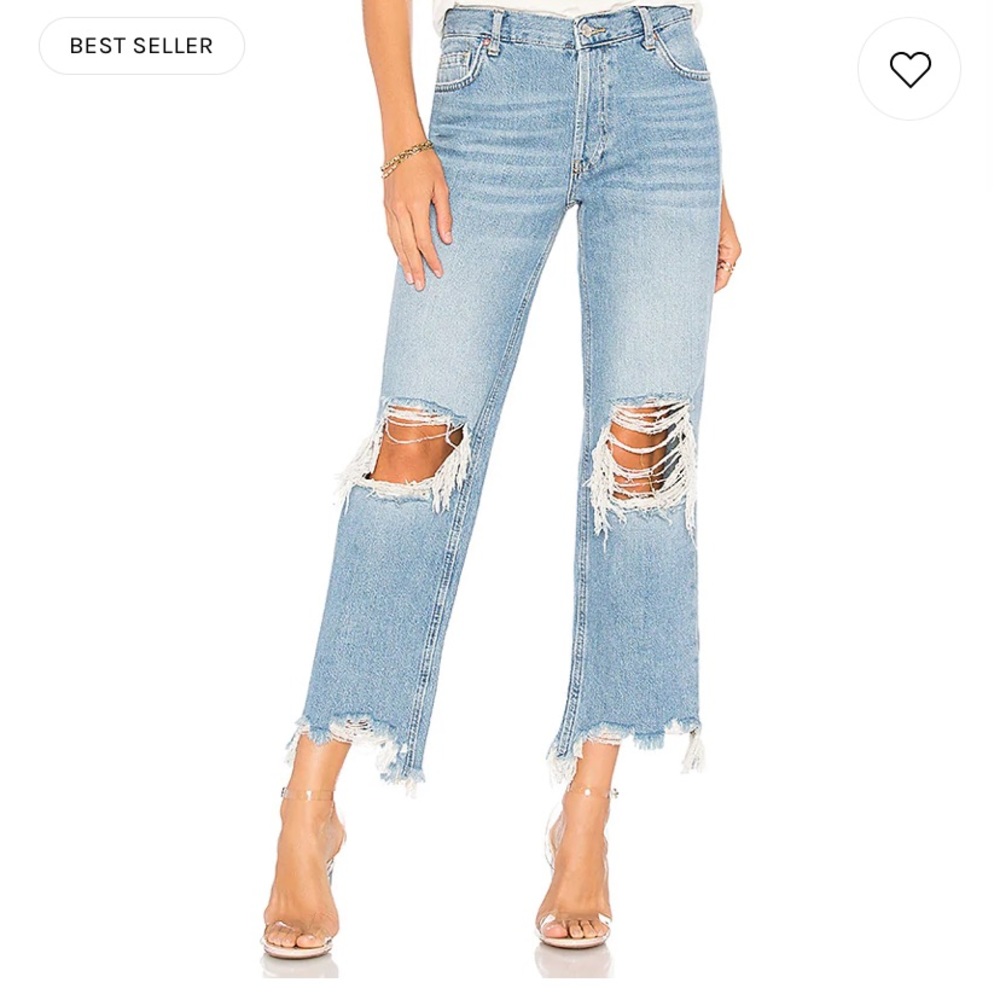 Free People Maggie Straight Jeans